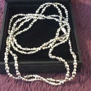 NWOT 925 Stunning Vintage Long Sparkle Chain